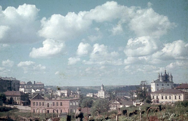 Смоленск в цвете 1941-1942 (видео + фото оригиналы)