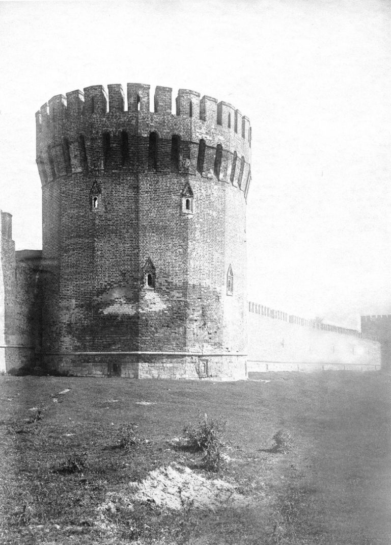 Смоленская крепостная стена начала XX века. Восточная часть