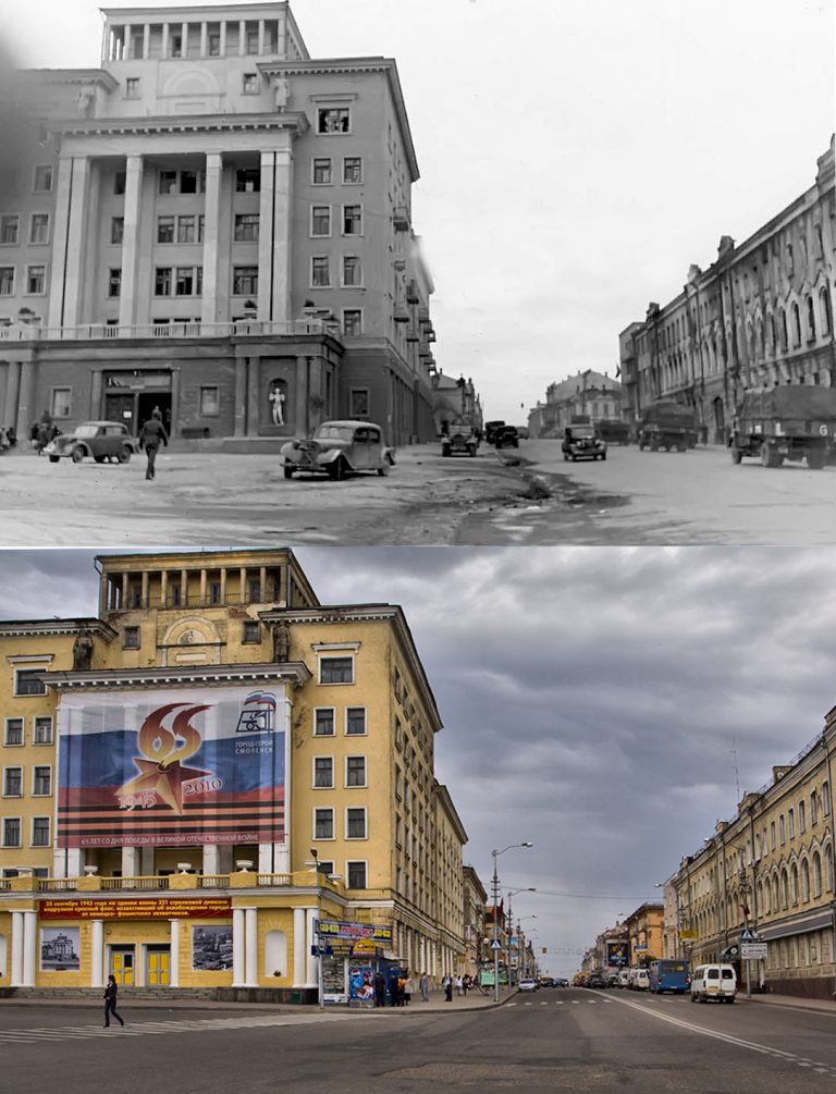 Фотосравнения: Смоленск тогда и сегодня. Часть 2