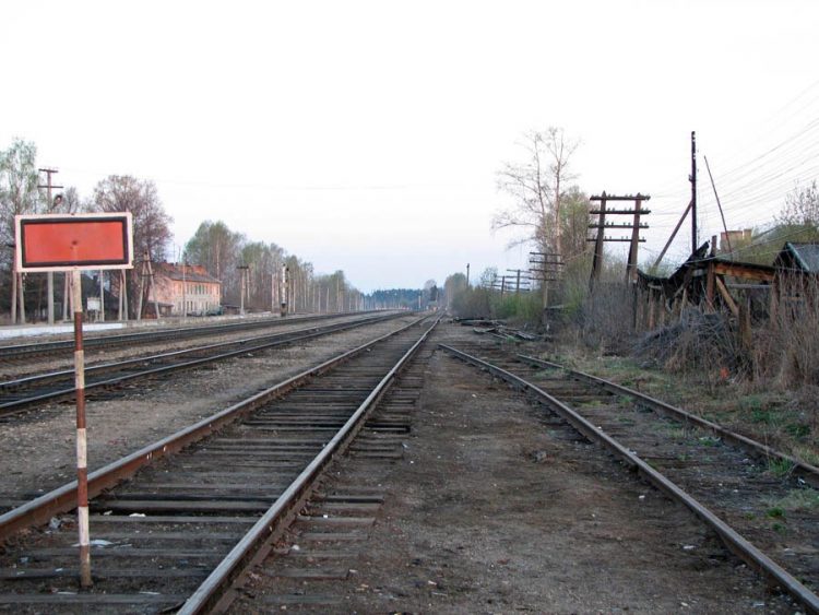 Станция Сошно неподалёку от посёлка Озерный
