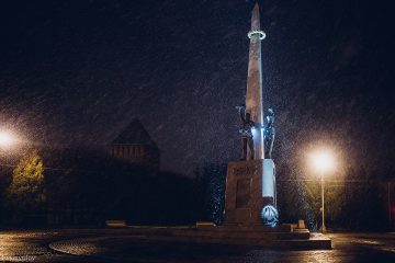 Второй «первый» снег в Смоленске 2017