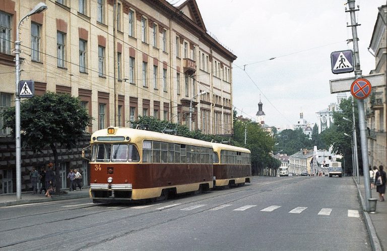 Подборка фотографий смоленского трамвая 1987