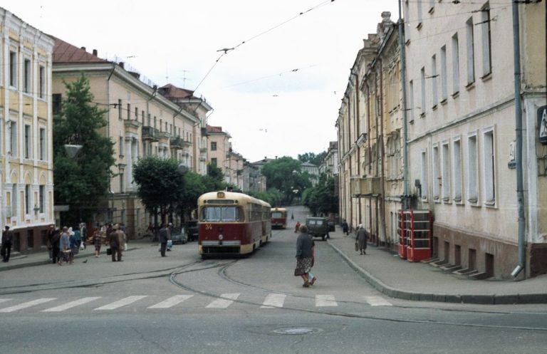 Подборка фотографий смоленского трамвая 1987