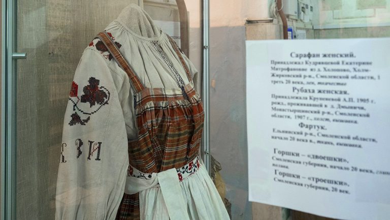 Музей "Смоленский лён" в Никольской башне. Большой фоторепортаж 2015 года