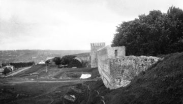 Смоленская крепостная стена начала XX века. Западная часть