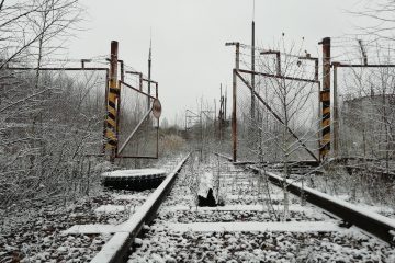 Сталкерские снежные пейзажи в районе ТЭЦ-2